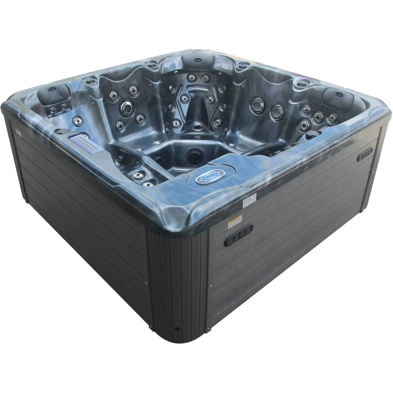 Гідромасажний басейн Aquajoy Santorini (220х220х95 см), Темний опал