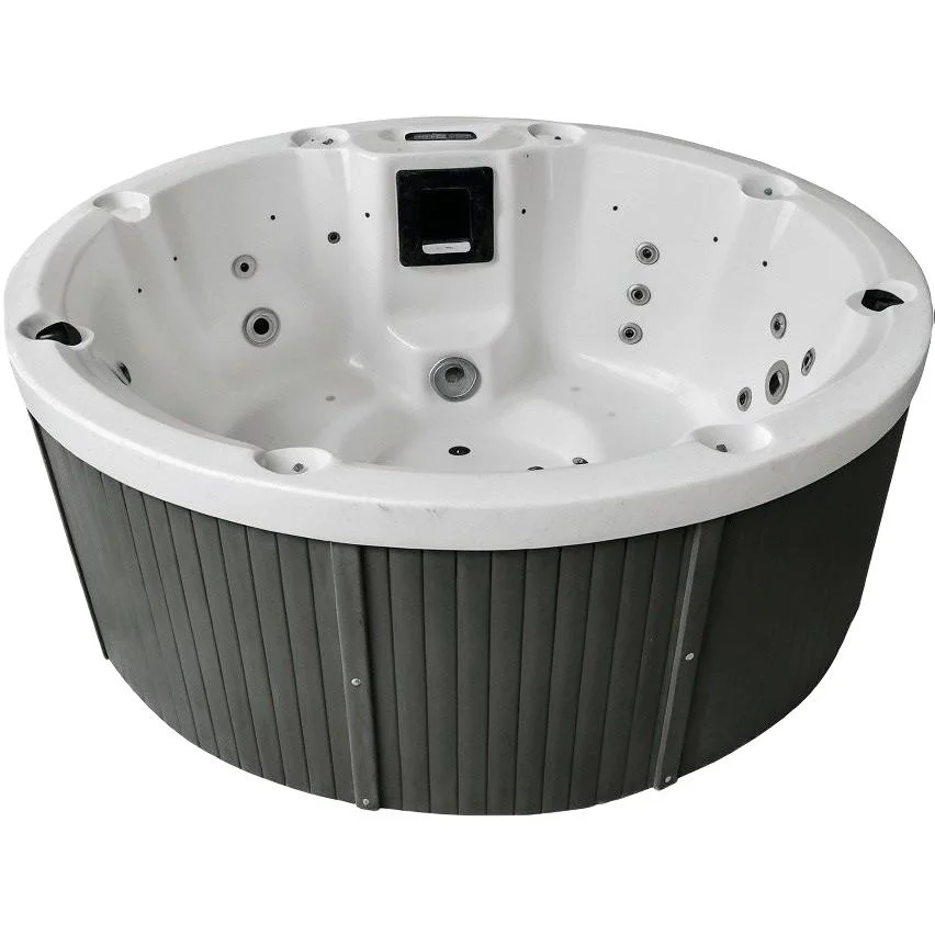 Гідромасажний басейн Aquajoy Lagoon (195х82 см), Сріблясто-білий мармур