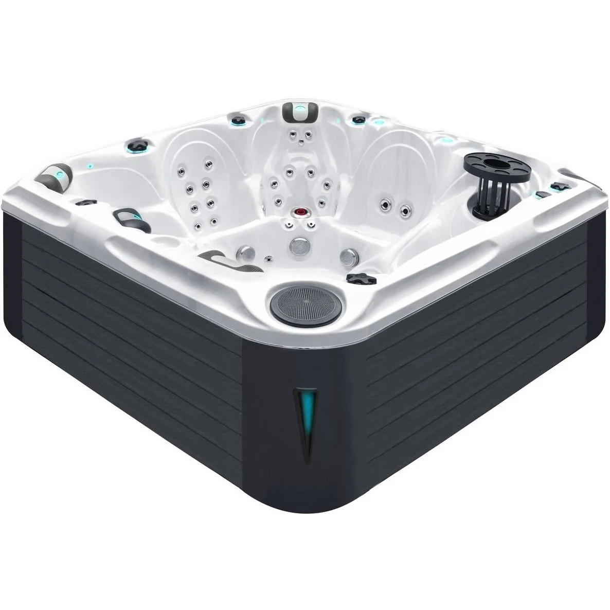 Гідромасажний басейн Passion Spas Admire (230х230х91 см), Сріблясто-білий