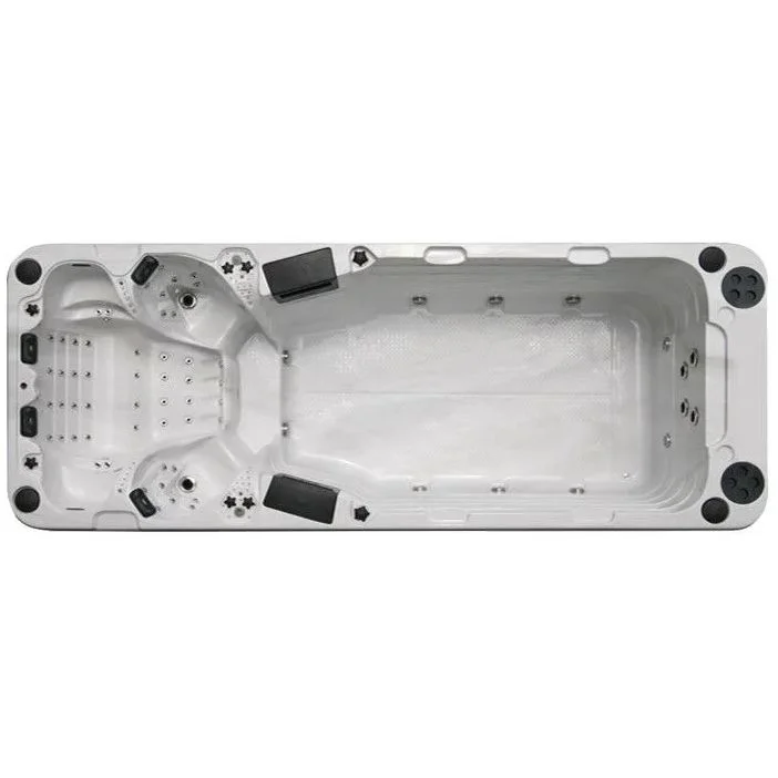 Плавальний SPA басейн Passion Spas Aquatic 5 (580x228x155 см), Сріблясто-білий - Зображення 2