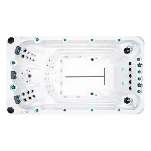 Плавальний SPA басейн Passion Spas Activity 1 Deep (394x226x152 см), Сріблясто-білий - Зображення 5