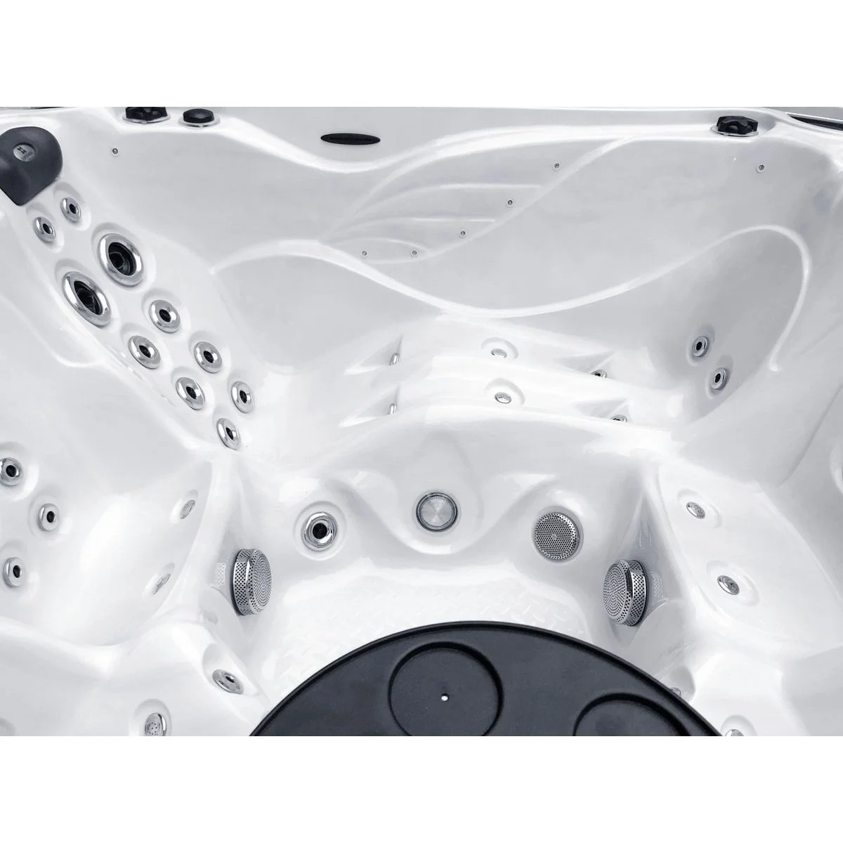 Гідромасажний басейн Passion Spas Solace (213х213х91 см), Сріблясто-білий - Зображення 2