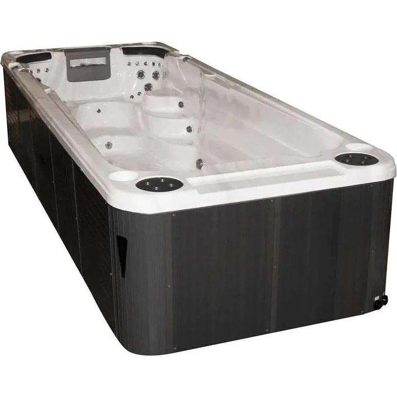 Плавальний SPA басейн Passion Spas Aquatic 2 (600x228x126 см), Сріблясто-білий