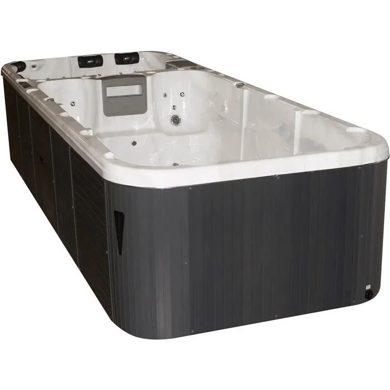 Плавальний SPA басейн Passion Spas Aquatic 3 Deep (580x224x155 см), Сріблясто-білий